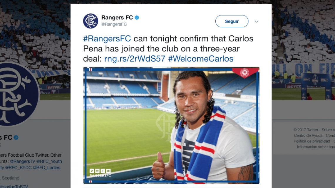 ¡Confirmado! Eduardo Herrera y ‘Gullit' Peña firman con Rangers