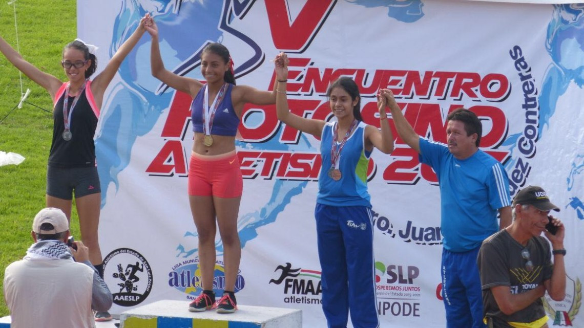 Tamaulipecos arrasan en el Encuentro Potosino de Atletismo