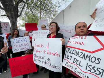 Maestros exigen apoyo del SNTE ante reforma a Ley del ISSSTE