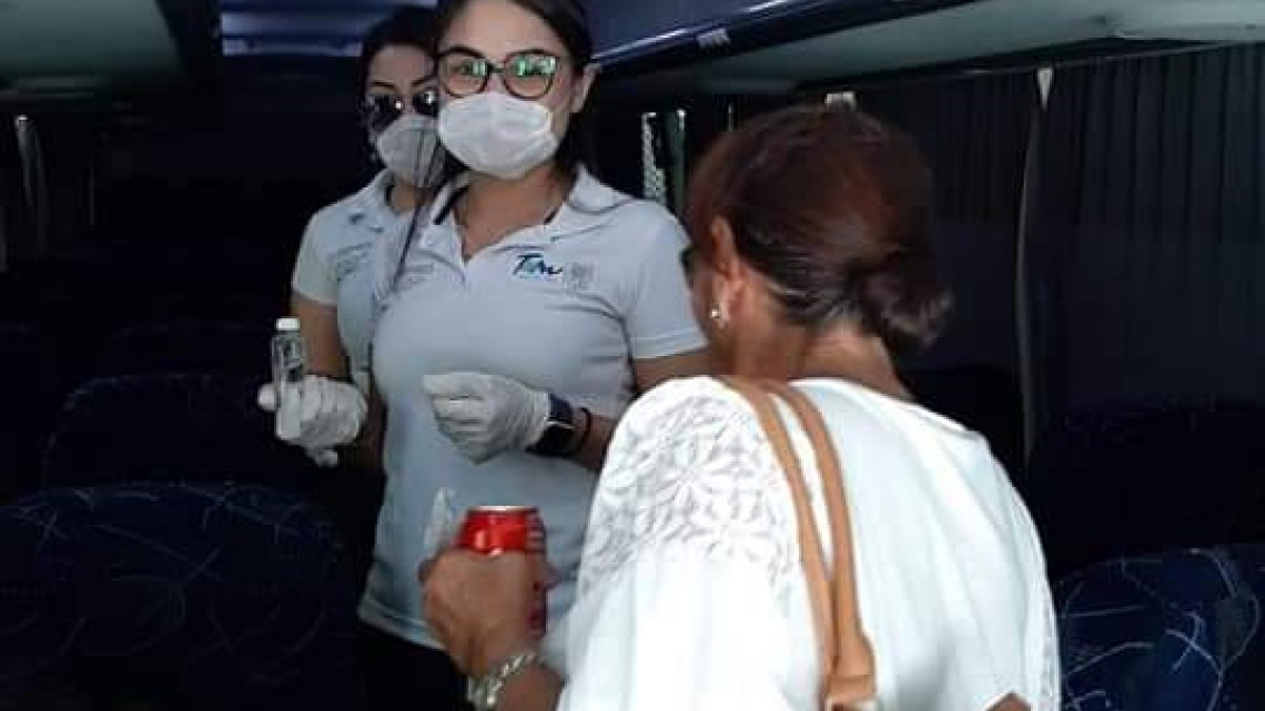 Aplican filtros sanitarios en Tamaulipas