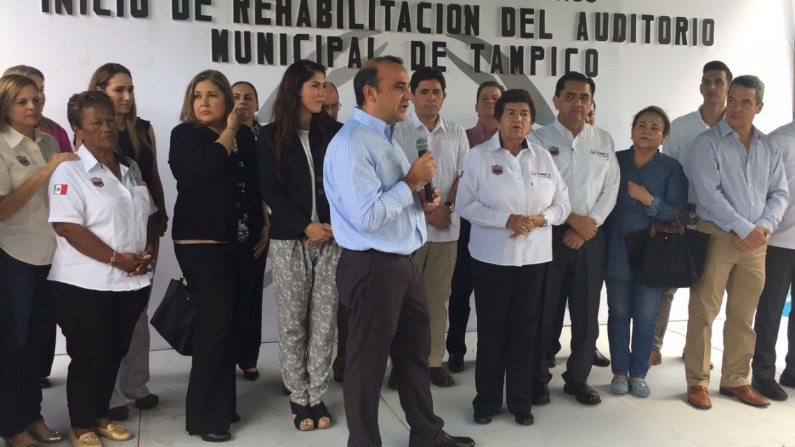 Remodelación del auditorio municipal de Tampico costará 5 mdp