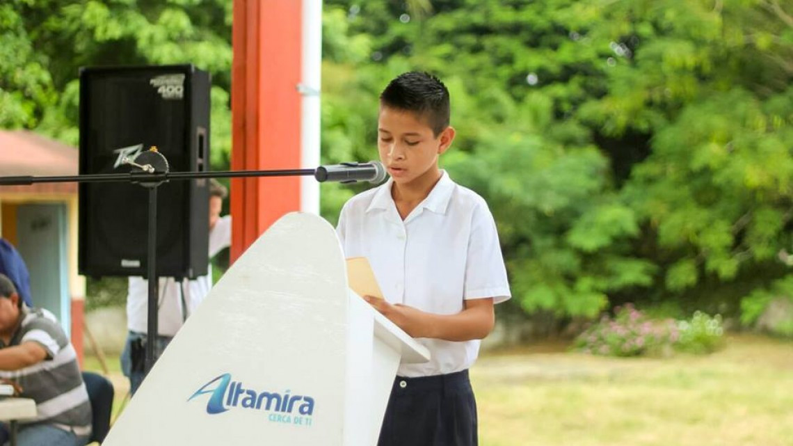 Inauguran construcción del desayunador en primaria