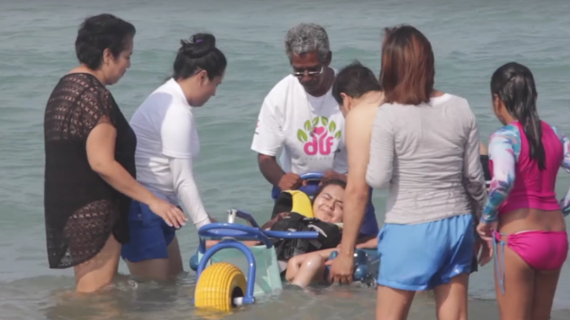 Implementan playa incluyente en Madero