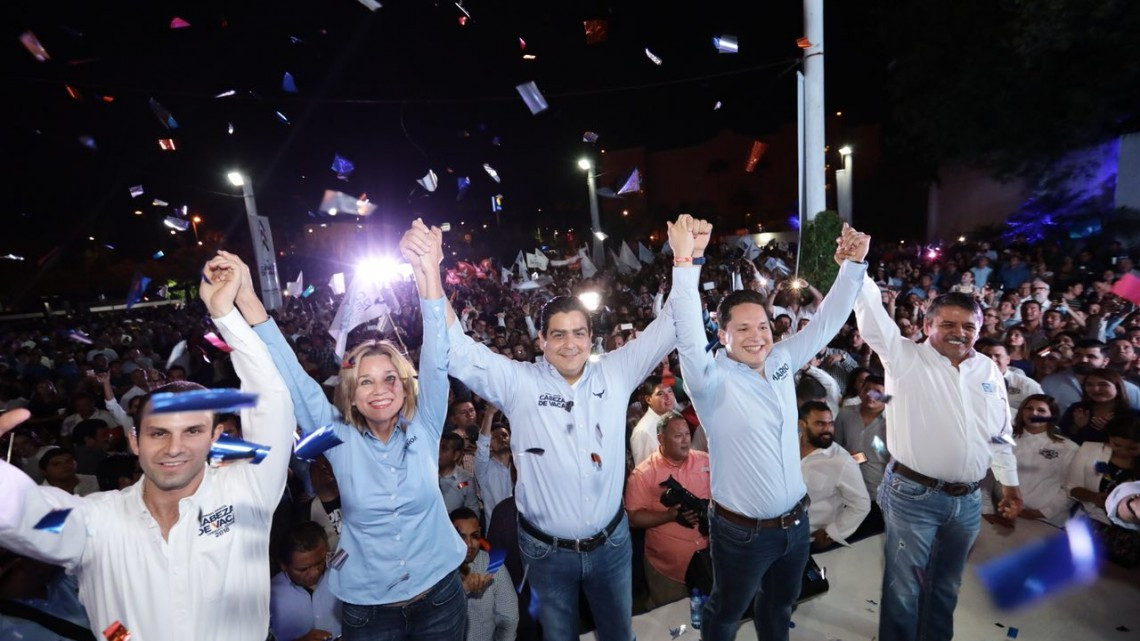 Jóvenes tamaulipecos muestran apoyo a Ismael García Cabeza de Vaca