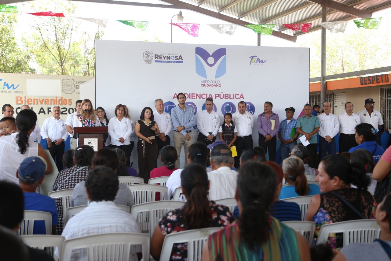 Agradecen habitantes de La Presa apoyo de Maki