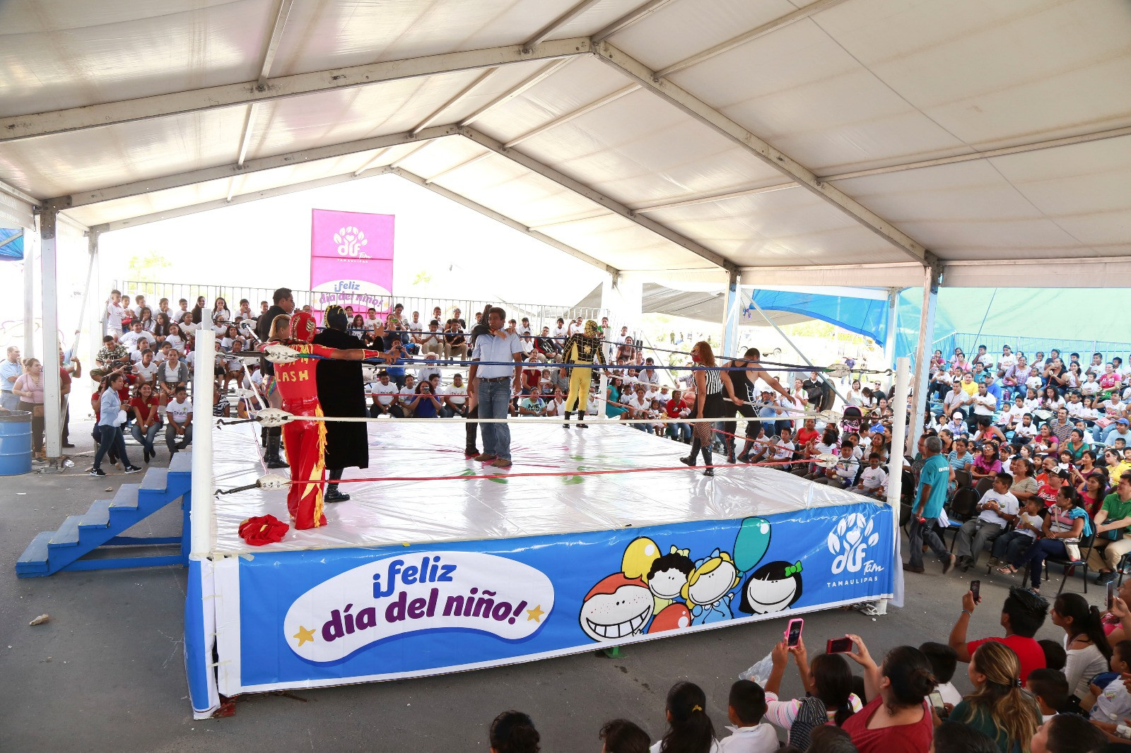 Festejo en grande para niños de Reynosa 