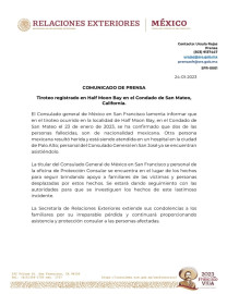 2 mexicanos mueren en tiroteo Half Moon Bay