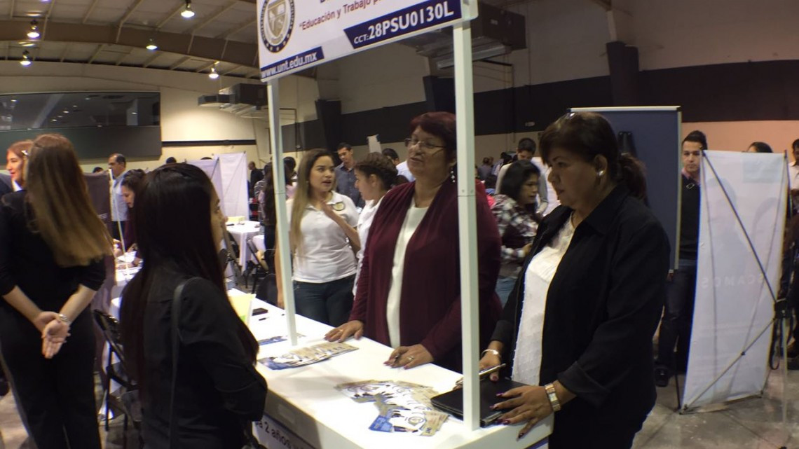 Inauguran la 5ª feria nacional del empleo en Matamoros 