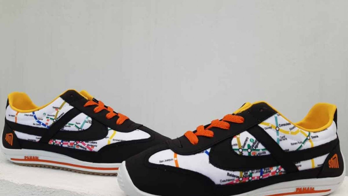 Festejan 50 años del Metro con modelo especial de tenis