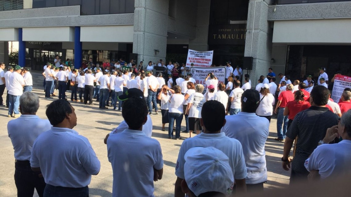 No se ponen de acuerdo para desfilar y solo marchan 3 sindicatos en Victoria