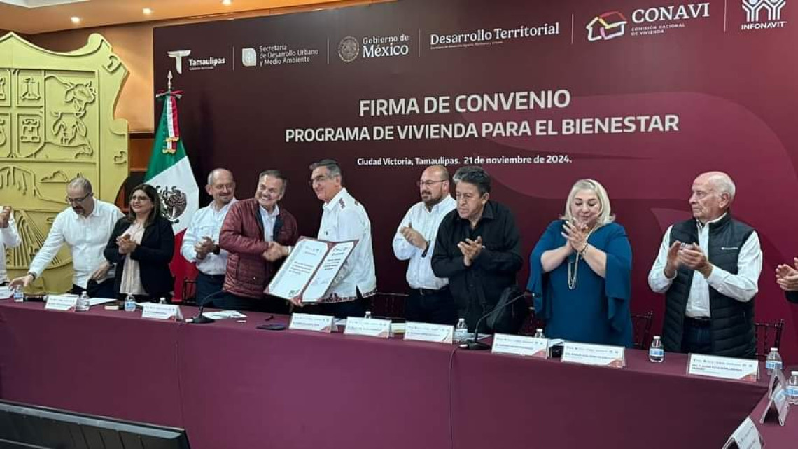 Alcalde de Matamoros se suma al Programa Nacional de Vivienda