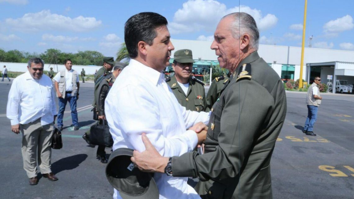 Reconoce Gobernador apoyo de Fuerzas Armadas a Tamaulipas