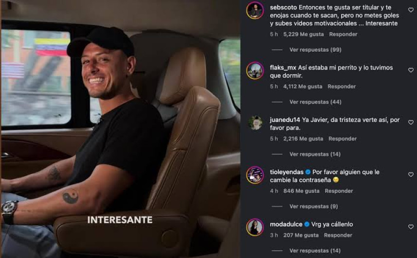 ¿Temach eres tú? Javier ‘Chicharito’ Hernández desata polémica en redes por  comentarios machistas