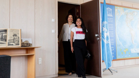 Yalitza Aparicio recibe el título de Embajadora de Buena Voluntad en la UNESCO