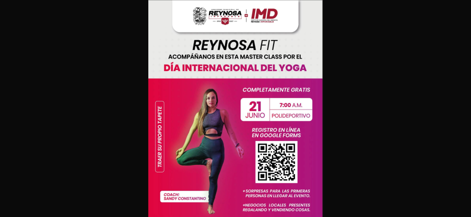 Invita Gobierno de Reynosa a las actividades deportivas y culturales este fin de semana 
