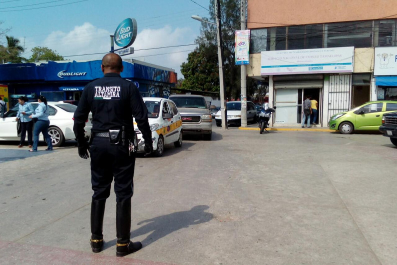 Remueven a tránsitos en Altamira por extorsión