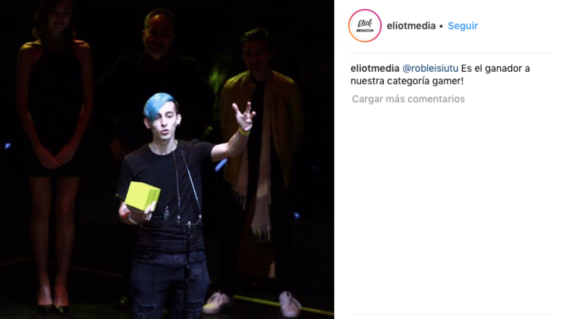 Luisito Comunica gana el premio de Líder Digital en los Eliot Awards 