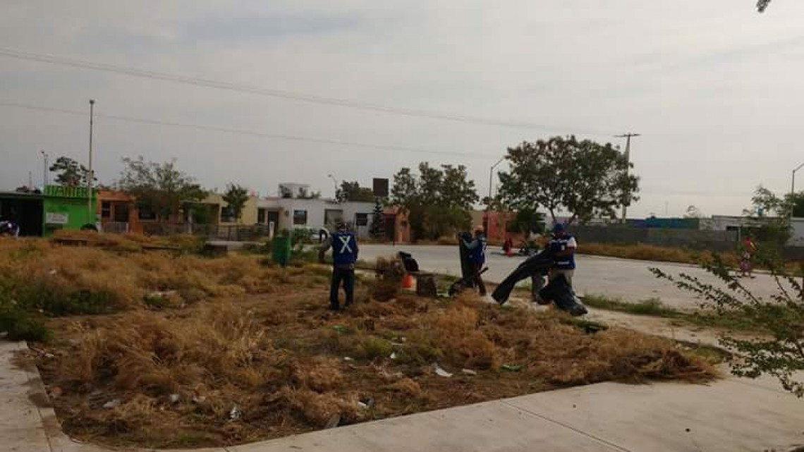 Servicios Públicos Primarios limpia plazas públicas