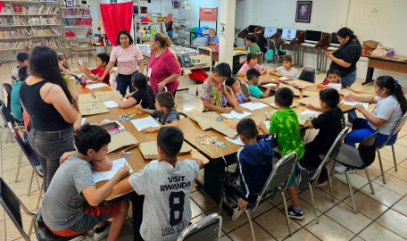 Familias neolaredenses aprovechan Bibliotecas Municipales al máximo