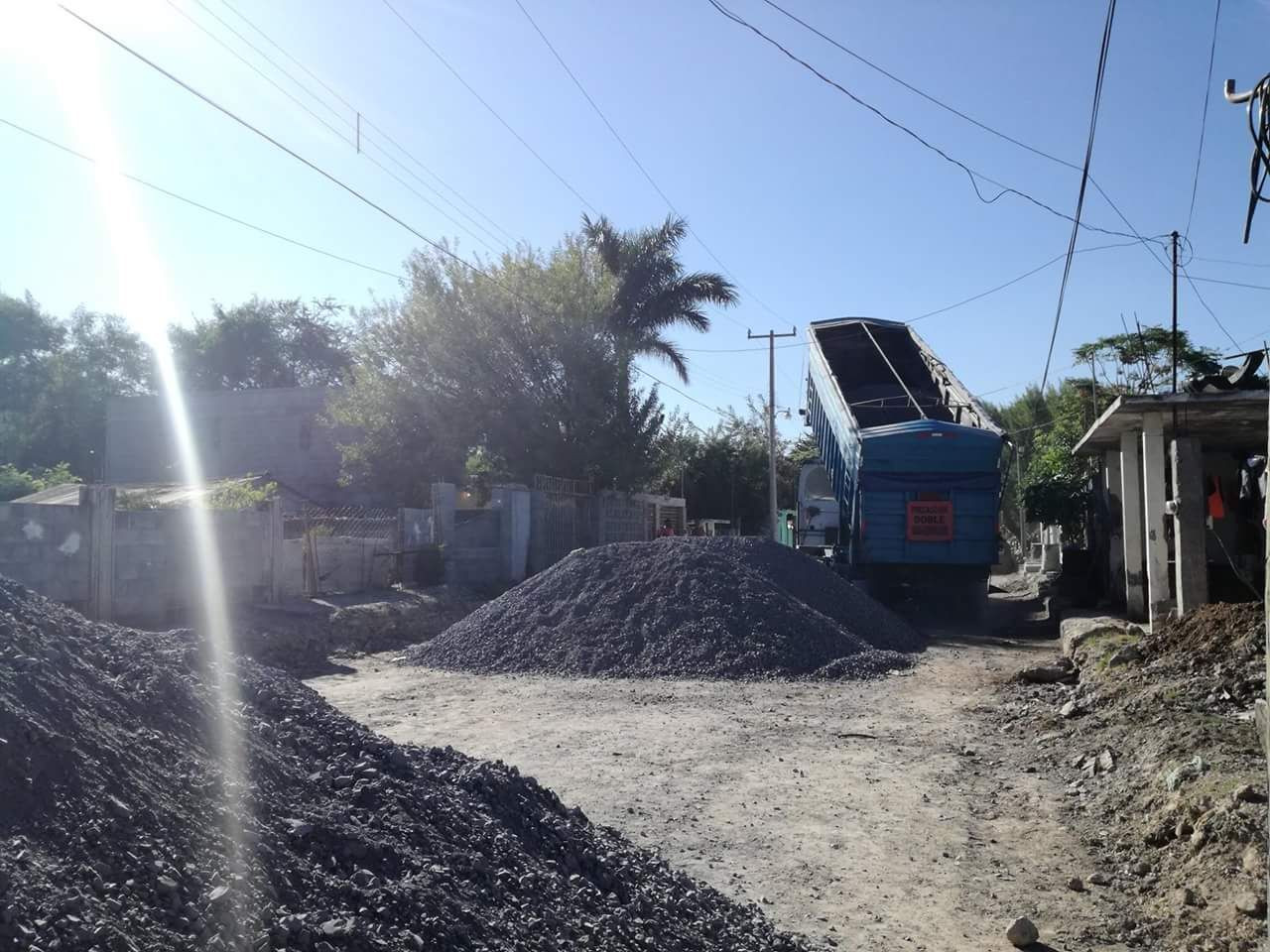 Continúa pavimentación en Reserva Territorial Campestre