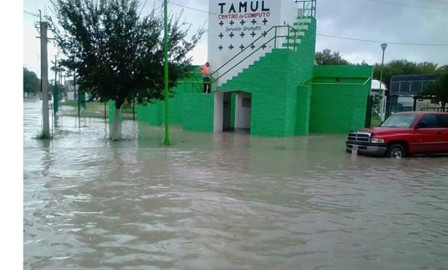 Lluvia deja zonas de la ciudad con inundaciones