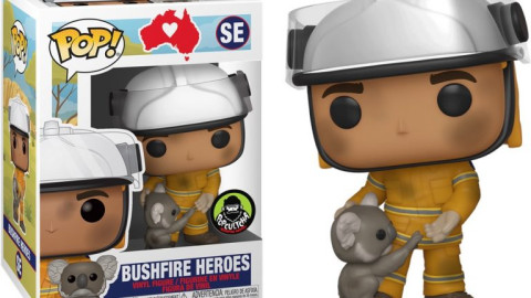 Funko lanza figura de bombero y koala para ayudar a animales heridos por incendios en Australia