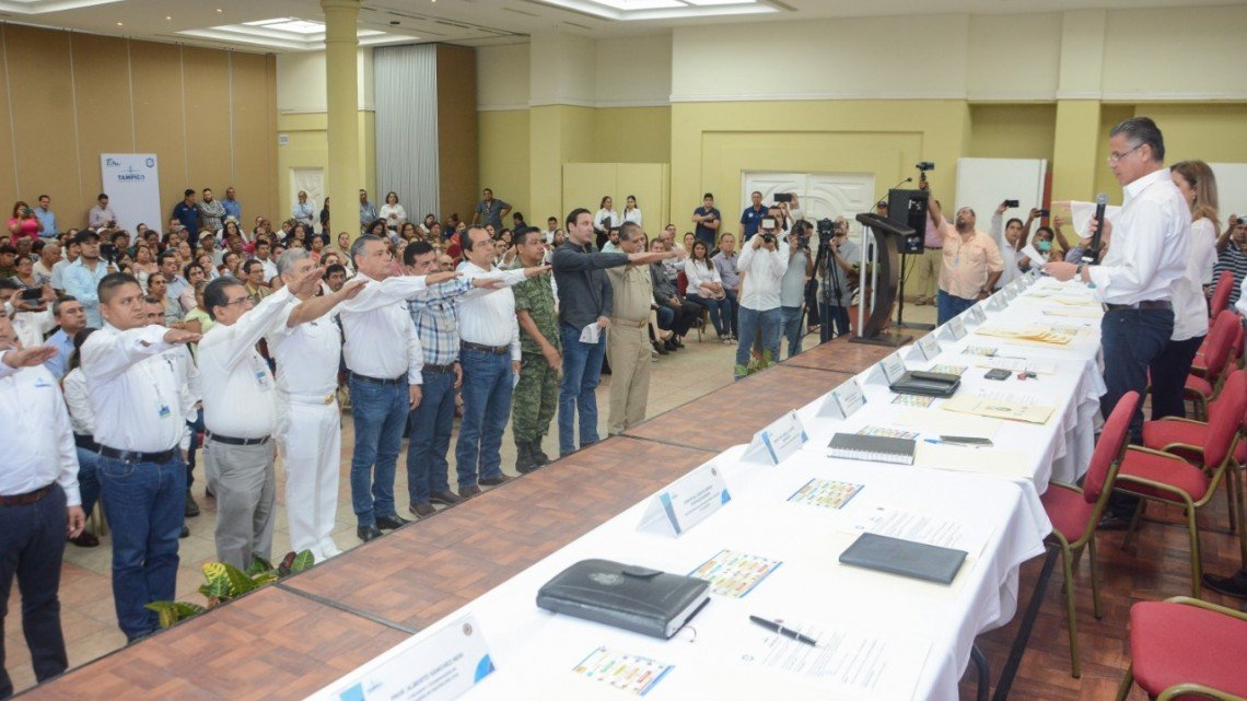 En Tampico coordinan acciones contra fenómenos meteorológicos