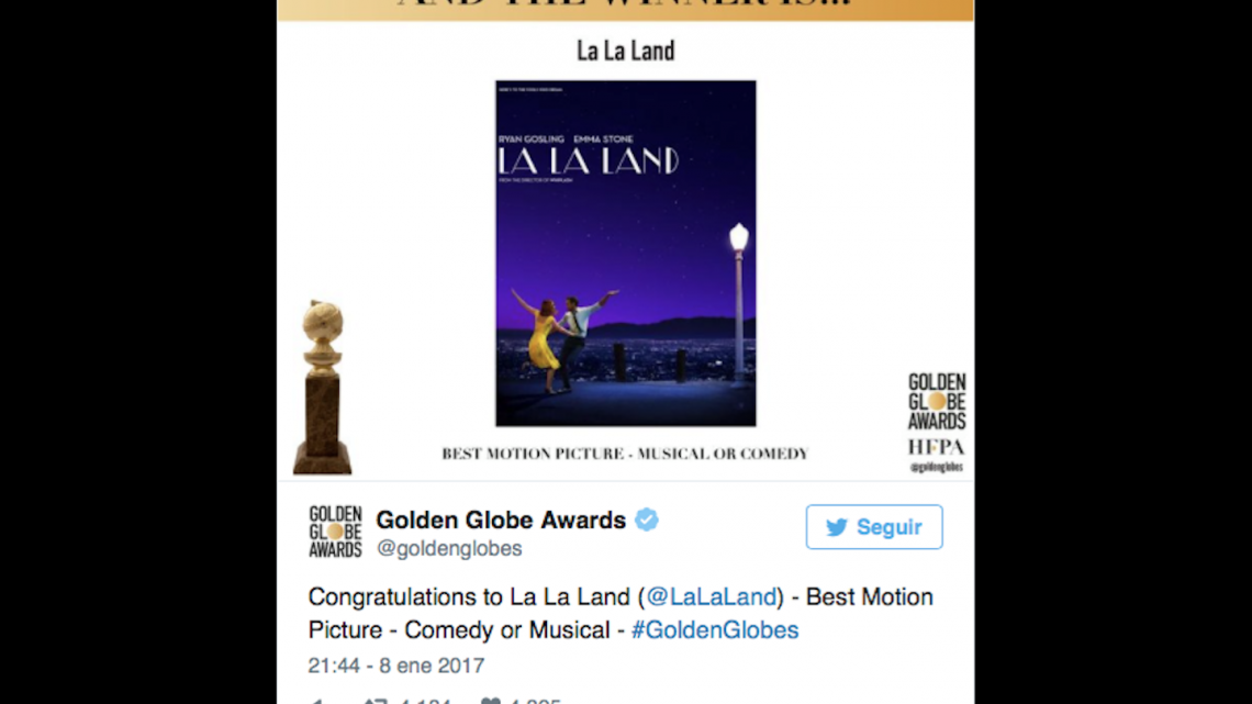 Ganadores de los Golden Globes