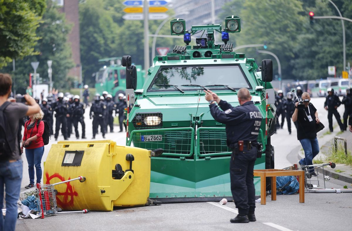 Blindan sede de la cumbre G20 en Hamburgo
