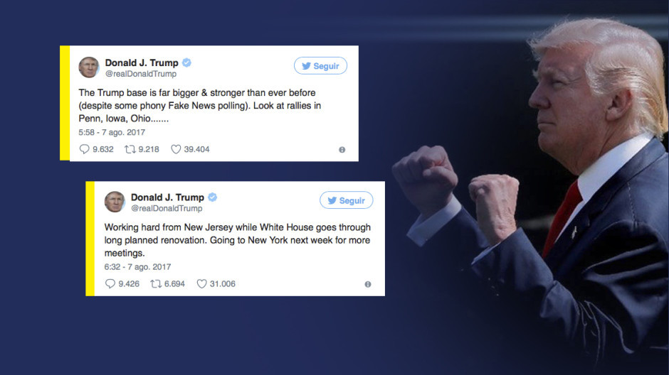 Trump ve su reelección en el 2020, afirma tener apoyo 