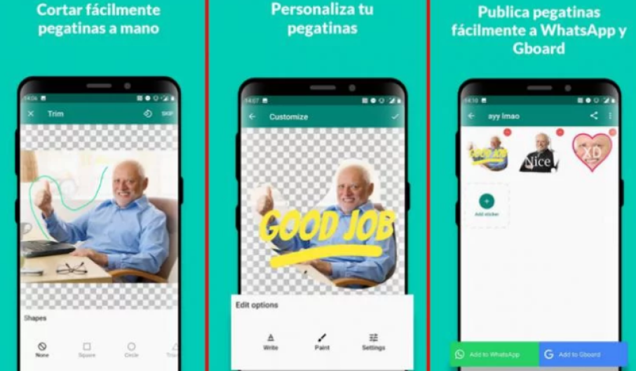 Con estas Apps podrás hacer stickers para WhatsApp