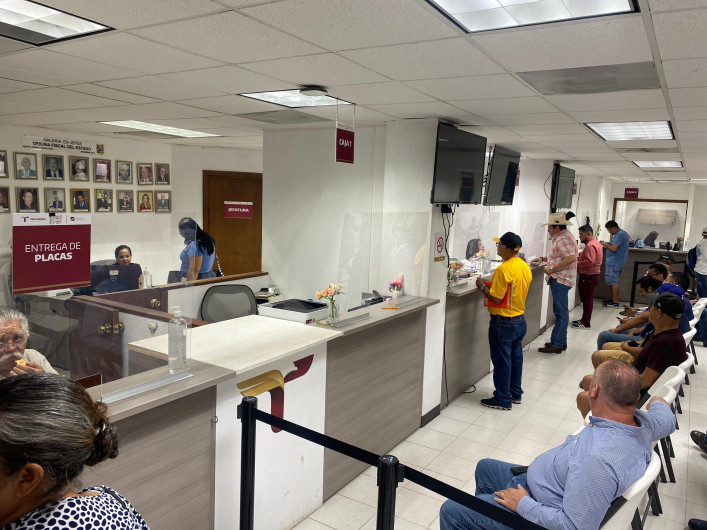 Incrementa el trámite virtual de canje de placas