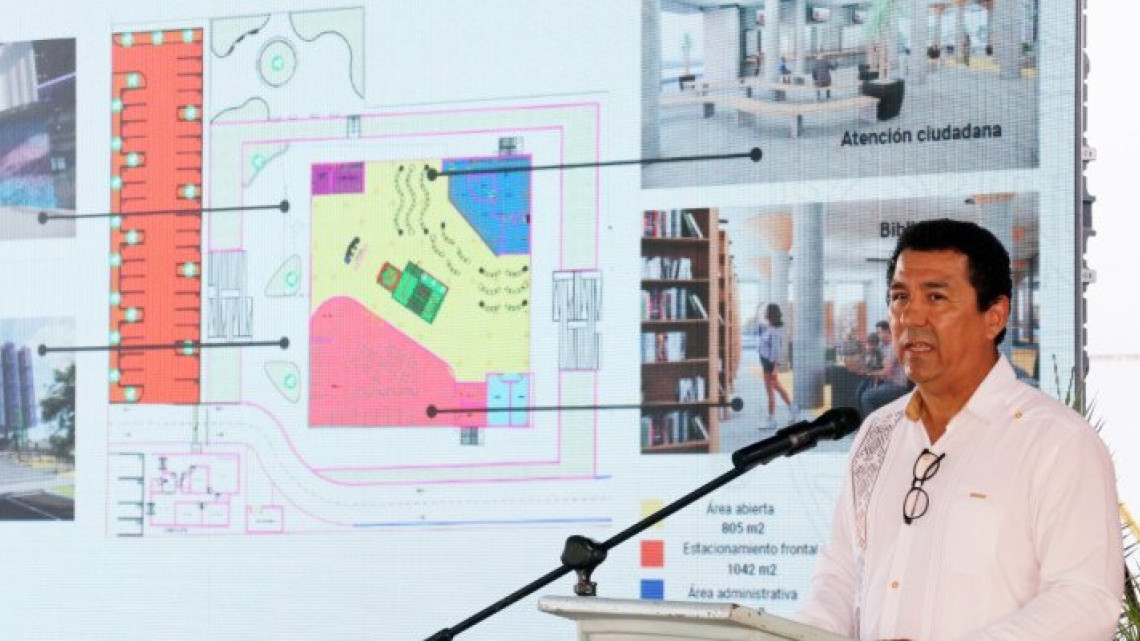 Inicia Alcalde Mario López construcción de nuevo edificio municipal