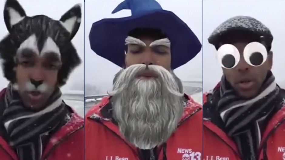 ¡Se le chispoteó! Reportero activa por error filtros de Facebook en transmisión en vivo 