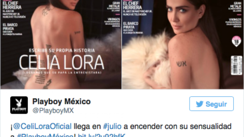 Celia Lora regresa a ser conejita de playboy