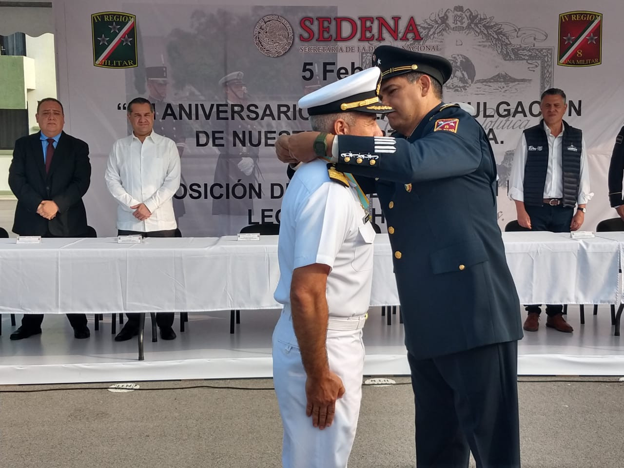 Conmemora Sedena el 102 aniversario de la Constitución Política