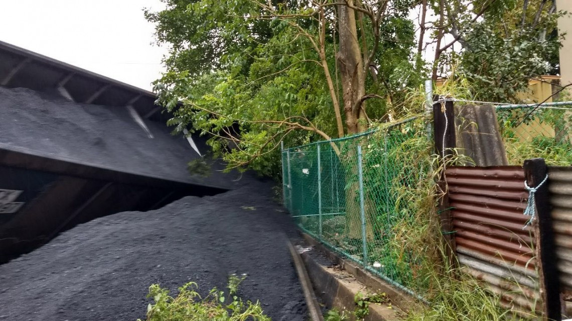Tren se descarrila en la colonia Tamaulipas de Tampico