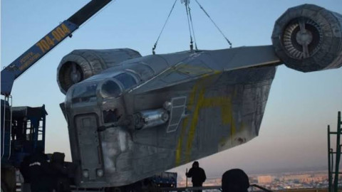 Crean réplica hiperrealista de la nave espacial de The Mandalorian