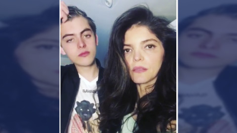 Hijo de Ana Bárbara regresa a clases y así lo despide