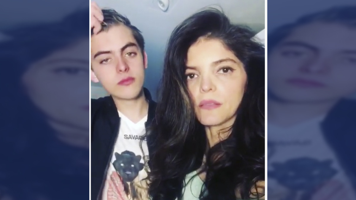 Hijo de Ana Bárbara regresa a clases y así lo despide