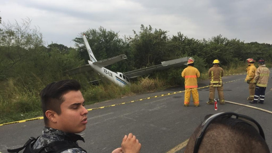 Se desploma avioneta en Altamira