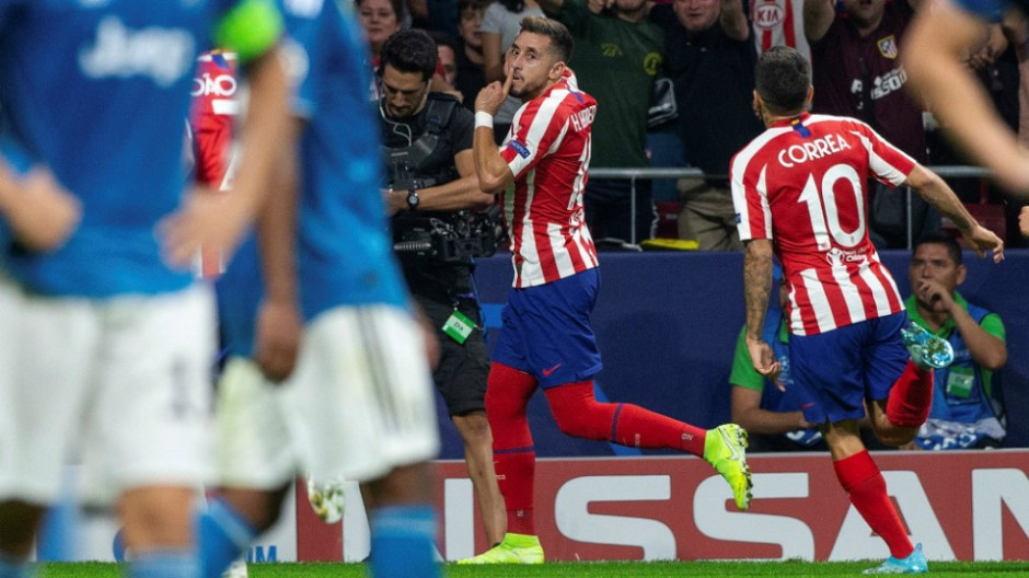 Héctor Herrera rescata empate del Atlético de Madrid frente a Juventus 