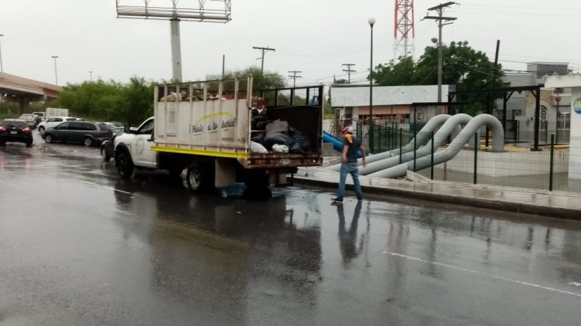 Atienden Gobierno de Matamoros y JAD daños provocados por huracán “Hanna”