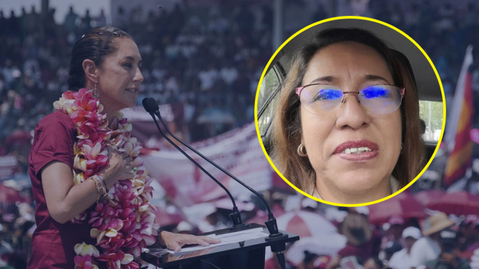 Simpatizantes y militantes de Morena se preparan para la visita de Claudia Sheinbaum a Matamoros