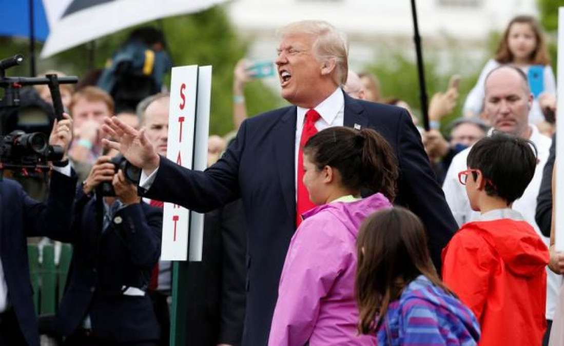 Trump da inicio al Festival de Pascua 