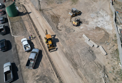 Supervisa Presidenta Municipal pavimentación de Bulevar Rea en el sector de Los Olivos