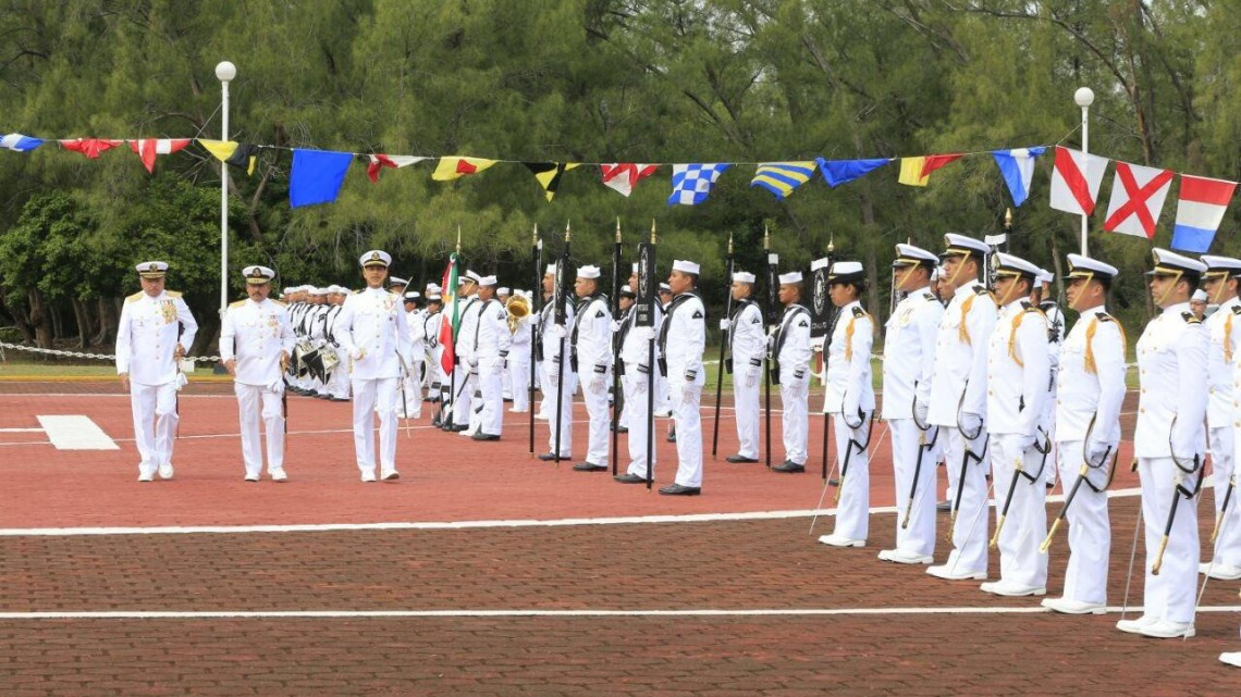 Cambio de mando en la Primera Zona Naval de Madero