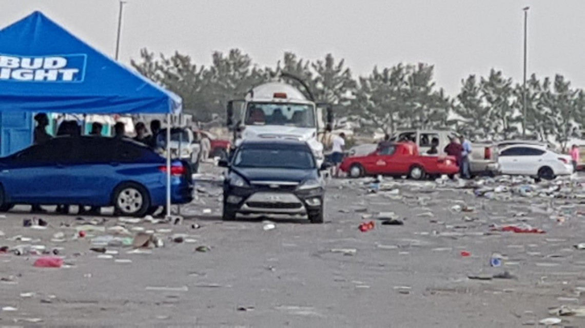“Playazo” deja montones de basura en Miramar