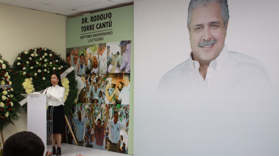 Conmemoran priistas Séptimo Aniversario luctuoso del Doctor Rodolfo Torre Cantú