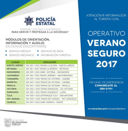 Instala Policía Federal Operativo Seguro 2017